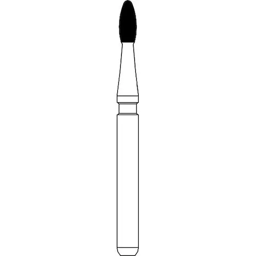 NTI 12-Fluted Trimming & Finishing Carbide Bur, FG, Football, #H379-012, 1.2 mm, 5/Pk thumbnail 8