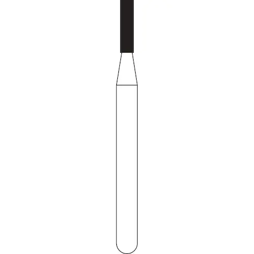 NTI Diamond Bur, FG, Medium Grit, Flat End Cylinder, #835-010 (M835-010), 5/Pkg thumbnail 3