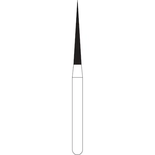 Kerr NTI Needle FG Diamond Bur, Medium Grit, 859-012, 5/Pkg - Needle FG, NTI Diamonds, , 859-012, 5/Pkg, Medium - Image 1