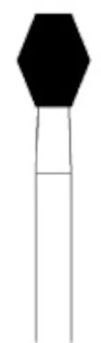 NTI Diamond Burs, FG, Barrel, # SC811, 3.3 mm, Super Coarse, Black, 5/Pk, SC811-033 thumbnail 8