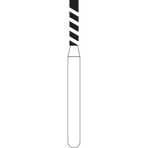 NTI Turbo Diamond Bur, Super Coarse, Flat End Cylinder, FG, 1.2 mm Diameter, 5/Pk, SC836-T-012 thumbnail 3