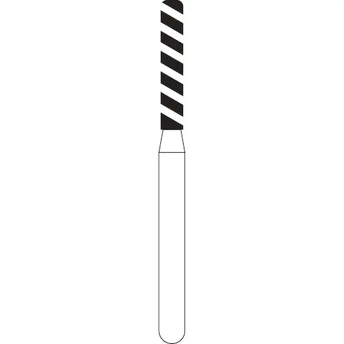 NTI Turbo Diamond Bur, Super Coarse, Friction Grip, Modified Shoulder Cylinder, 1.4 mm Diameter, 8.0 mm Length, Black Ring, 5/Pk, SC837KRT-014 thumbnail 4