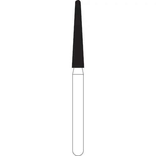 NTI Diamond Bur FG Super Coarse Round End Taper #850-018, 1.8 mm Diameter, 10.0 mm Length, 5/Pack, SC850-018 thumbnail 3