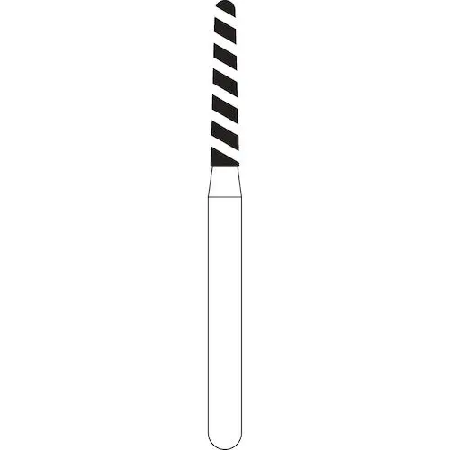 NTI Turbo Diamond Bur, Super Coarse, Round End Taper, Friction Grip Short Shank, 1.4 mm Diameter, 8.0 mm Head Length, 5/Pkg, SC856-T-014M thumbnail 2