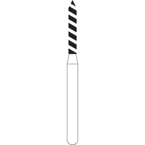 NTI Turbo Diamond Bur, Super Coarse, Beveled Cylinder, FG, 1.2 mm Diameter, 8.0 mm Length, 5/Pk, SC885-T-012 thumbnail 3