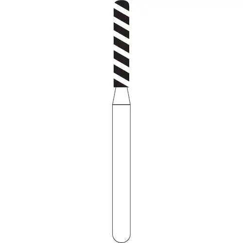 NTI Turbo Diamond Bur, Super Coarse, Friction Grip, Beveled Cylinder, KS2-T, 1.4 mm Diameter, 8.0 mm Length, 5/Pkg thumbnail 2