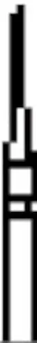 NTI nano/prep Diamond Bur, FG, Fine, Blue, Flame, #N889-007, 0.7 mm Diameter, 3.5 mm Length, 5/Pkg thumbnail 2
