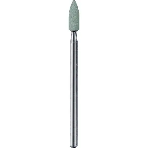 NTI Green Abrasive Small Flame HP Fine Mounted Stone, 7 mm Length, 2.5 mm Diameter, 12/Pkg, GF661-HP thumbnail 3