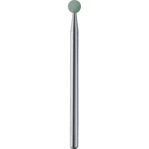 NTI Green Abrasive Mounted Stone, Large Round, RA (Right Angle) Shank, Fine Grit, 4 mm Head, 12/Pkg, GF602-RA thumbnail 4