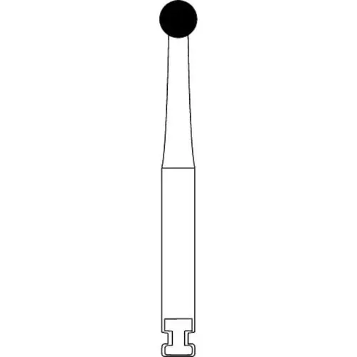 NTI 2-Piece Operative Carbide Bur, FGSS - Round, #6, 1.8 mm Diameter, Short Shank, 5/Pkg, H6-FGSS thumbnail 3