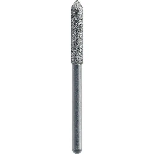 NTI Diamond Bur, FG, Flat End Cylinder, #835, 1.0 mm Diameter, 4.0 mm Length, Super Coarse, Black, 5/Pk, SC835-010 thumbnail 8