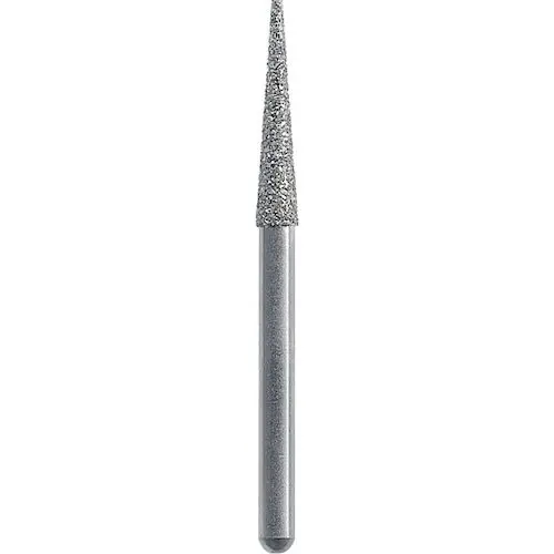 NTI Diamond Bur, FG, Round End Taper, Super Coarse, Black Ring, 1.2 mm Diameter, 6.0 mm Length, 5/Pk, SC855-012 thumbnail 8