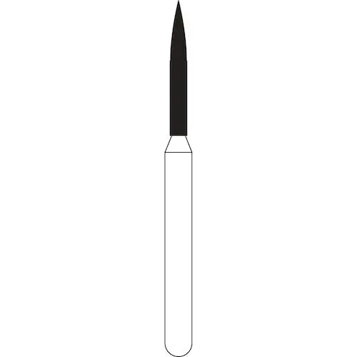 NTI Flame FG Diamond Rotary Instrument, Ultra Fine Grit, 862-010, 5/Pkg - Flame FG, NTI Diamonds, , 862-010, 5/Pkg, Ultra Fine - Image 1