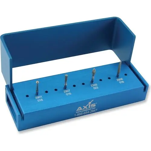 NTI Zir-Cut DDS Porcelain and Zirconia Adjusting Set, 4-Piece Diamond Bur Kit, LS-7556 thumbnail 3