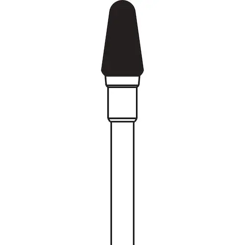 NTI Universal Cutter, Fine Cross Cut (EF), Round End Taper, HP Shank, 4.0 mm Diameter, 8 mm Head Length, UC351EF-040 thumbnail 3