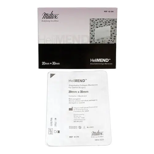 HeliMend Absorbable Collagen Membrane, 20 mm x 30 mm, Sterile, Single, 62-204 thumbnail 2