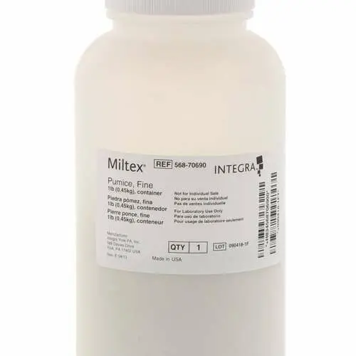 Miltex Pumice Fine Grit, 1 lb Bottle, #568-70690 thumbnail 2
