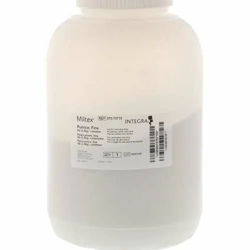 Integra Miltex Pumice Powder, Fine Grit, 5 lb Bottle, 570-70710 - Pumice - 5 lb Bottle, Fine Grit - Image 1