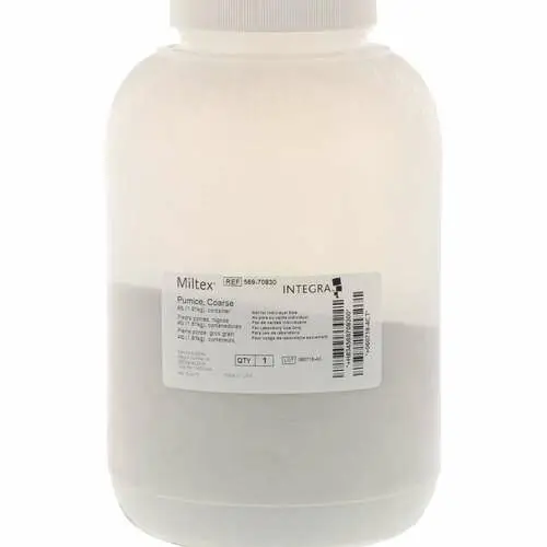 Integra Miltex Pumice Powder, Coarse Grit, 4 lb Bottle, 569-70830 - Pumice - 4 lb Bottle, Coarse Grit - Image 1