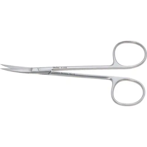 Miltex Iris Surgical Scissors, 4-1/2" Curved, Stainless Steel, Sharp/Sharp, Model 5-306 thumbnail 6
