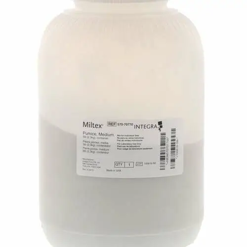 Miltex-Integra Pumice Powder, Medium Grit, 5 lb Bottle, #570-70770 thumbnail 2