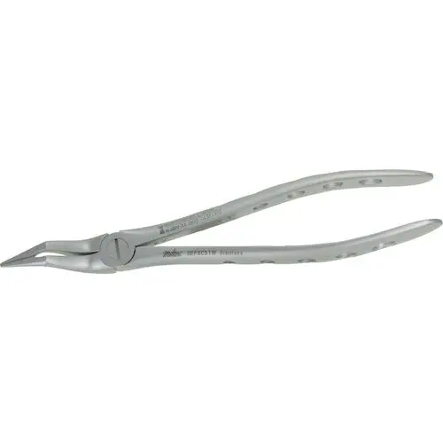 Miltex Xcision Extracting Forceps #51W, Upper Roots, Serrated Beaks, Stainless Steel, DEFXC51W thumbnail 3