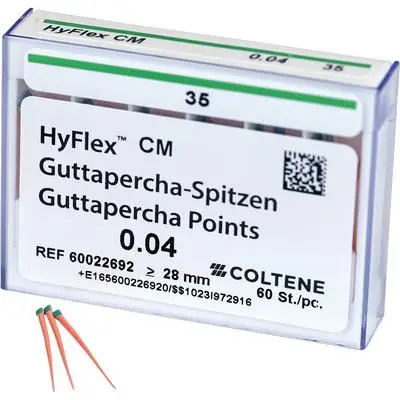 HyFlex CM Gutta-Percha Points, .04 Taper, Size #35, Green, 60/Pk, 60022692 thumbnail 3