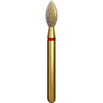 Coltene Alpen Multi-Use Diamond Bur, Fine Grit, Pointed Football (Bud) Shape, FG, #368-023, 2.3 mm Head Diameter, 5 mm Head Length, 5/Pkg, 60031773 thumbnail 3