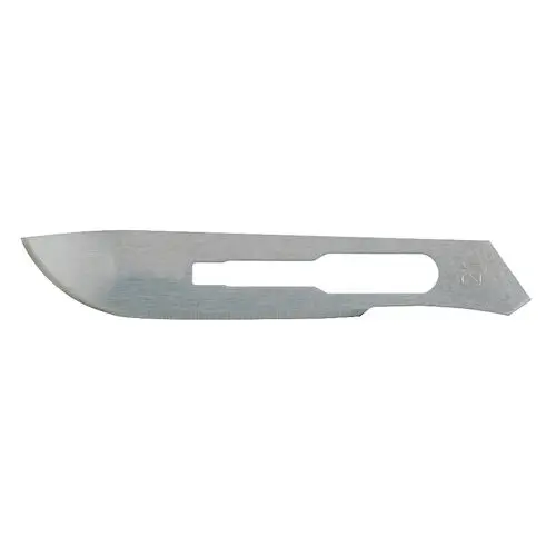 Miltex by Integra Stainless Steel Sterile Surgical Blades, #21, Individually Wrapped, 100/Box, 4-321 - Surgical Blades – Stainless Steel, Sterile, 100/Box - 21 - Image 1