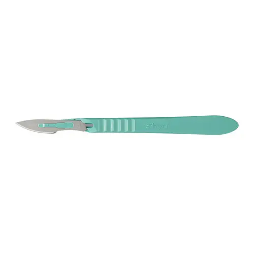 Miltex-Integra #23 Disposable Scalpel, Stainless Steel, Sterile, 10/Box, 4-423 - #23 Disposable Scalpel Stainless Steel Sterile Box of 10 - Image 1
