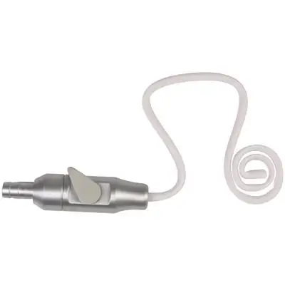 Hager Worldwide Hydro Vac Saliva Ejector with Swivel Tubing Adapter, Aluminum, Autoclavable, B11138 thumbnail 4