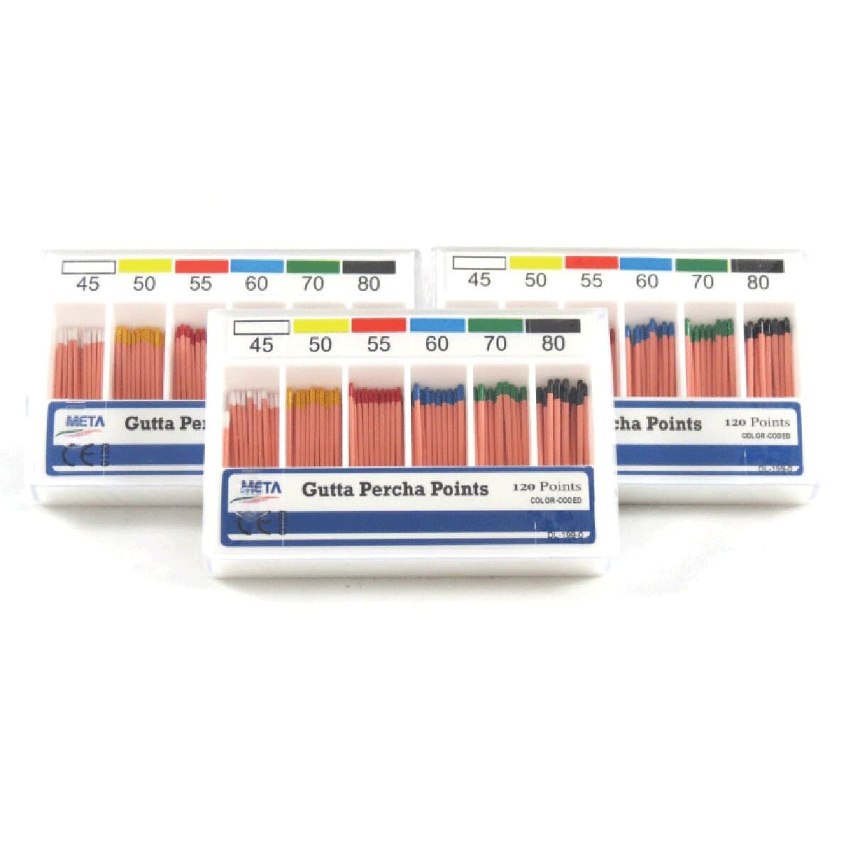 Kerr Standardized Gutta-Percha Points, 0.02 Taper, ISO #30, Blue, 120/Pk (6 Vials of 20), Ref 14385 thumbnail 9