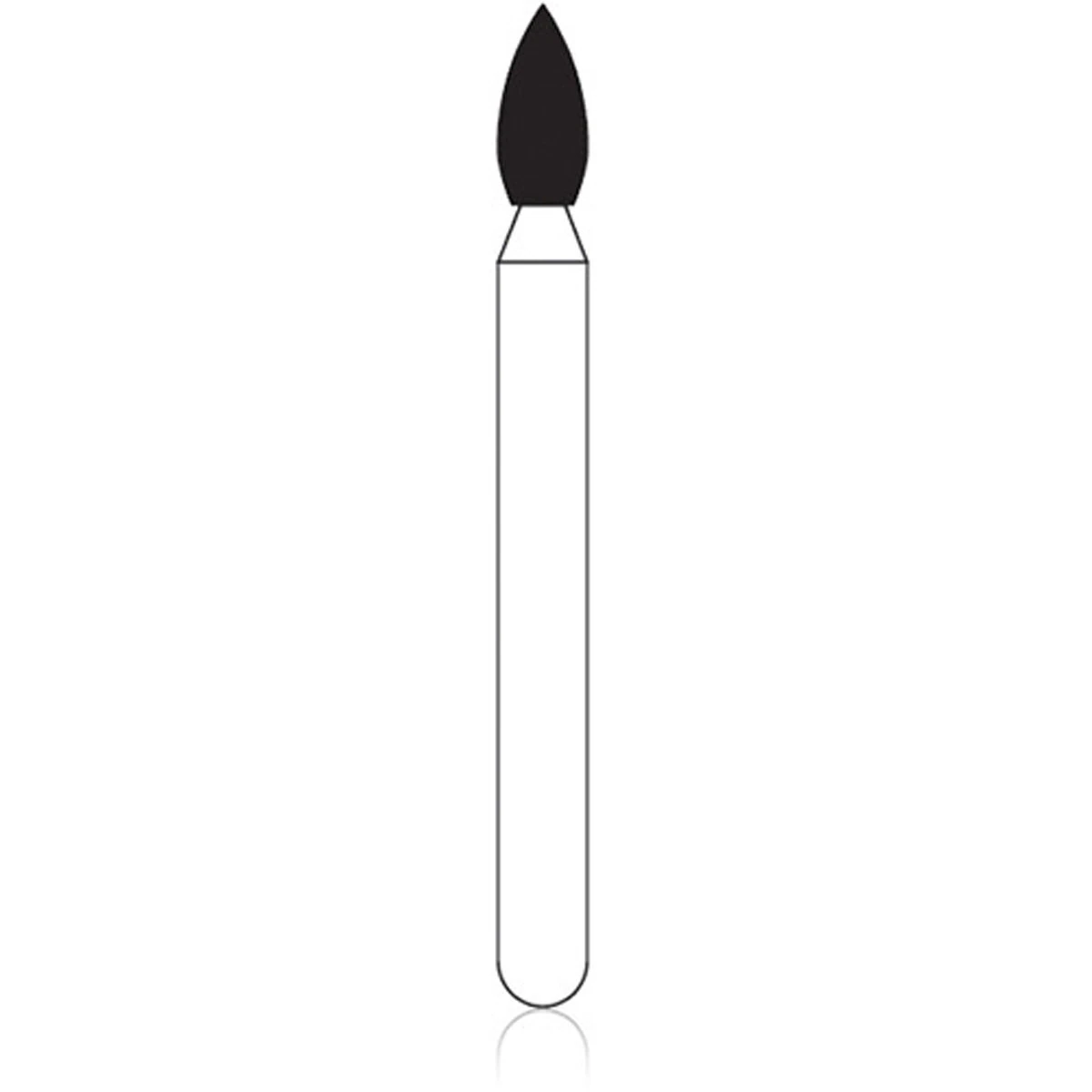 NTI Diamond Bur FG Ultra Fine Football #379-016, 1.6 mm Diameter, 3.4 mm Length, 5/Pk, UF379-016 thumbnail 2