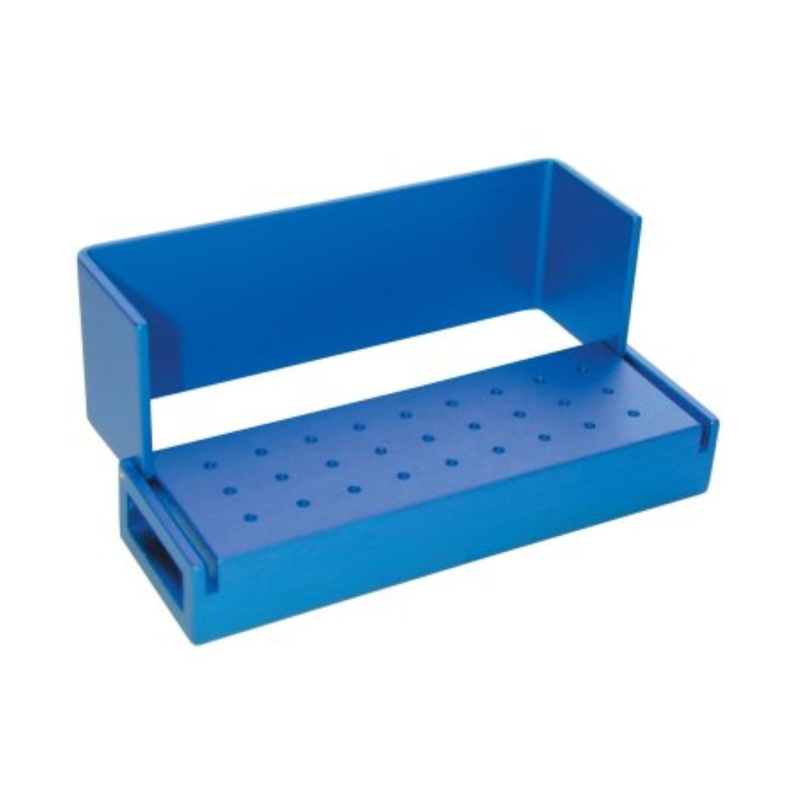 Kerr AXIS Bur Block Aluminum, 27 Hole FG, Blue Anodized, Autoclavable, AB100-1U thumbnail 2
