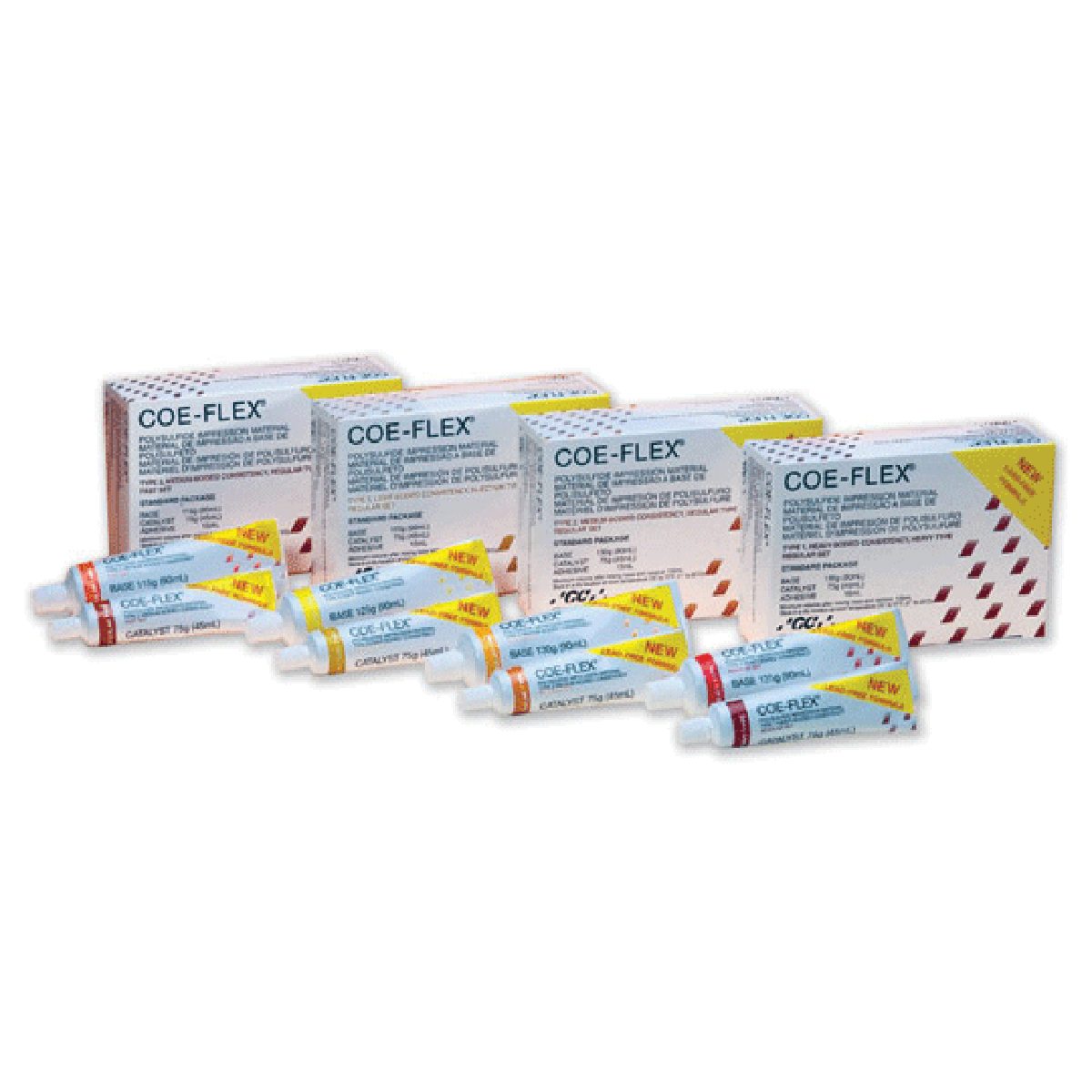 Coe-Flex Polysulfide Impression Material, Standard Package, Regular Body, Regular Set, Lead-Free, 131002 thumbnail 3