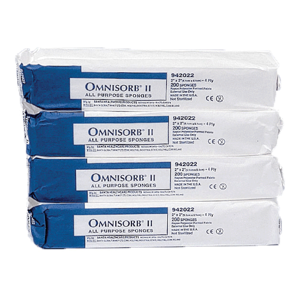 Tidi Omnisorb II Non-Woven Sponges, 3" x 3", 4-Ply, Non-Sterile, 4000/Case, 942033 thumbnail 3