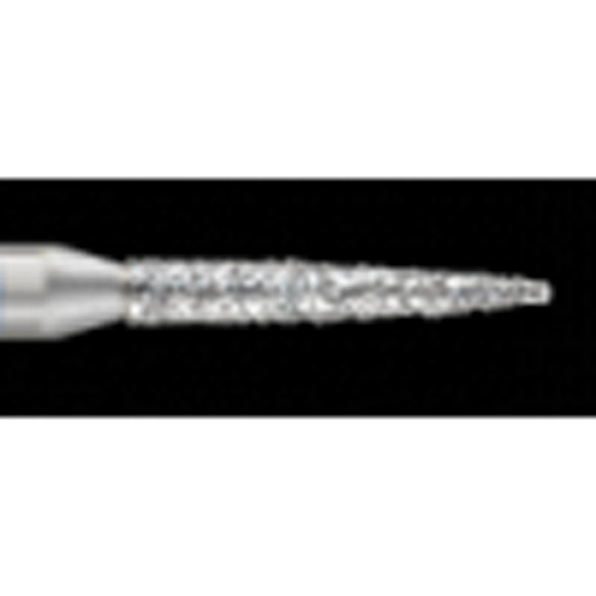 Piranha® Single Patient Use Diamond Bur, Flame Shape, Very Fine Grit, Friction Grip, #888-012VF, 1.2 mm Diameter, 25/Pkg - Piranha® Single Patient Use Diamonds – Flame FG, 25/Pkg - Very Fine, Size #888-012VF, 1.2 mm Diameter - Image 1