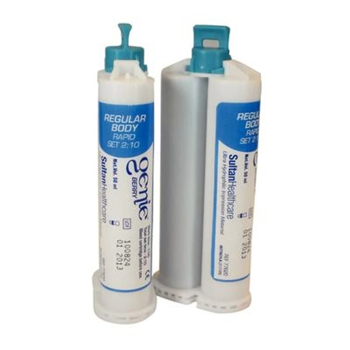 Sultan Genie VPS Regular Body Rapid Set Impression Material, Berry Flavor, Blue, 60 x 50mL Cartridges, Bulk Pack, #77700 thumbnail 3