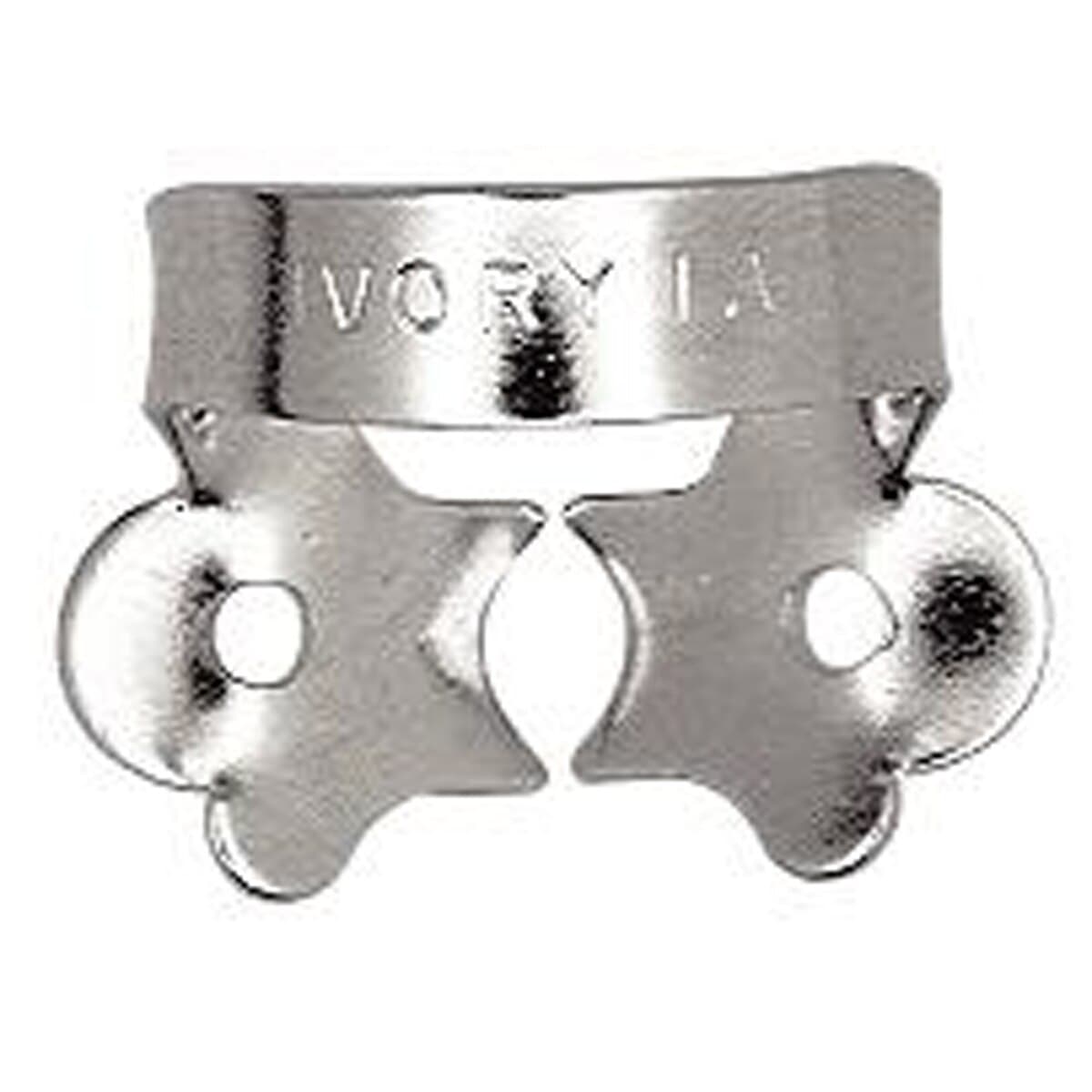 Ivory Rubber Dam Clamp, Winged, #1A, Regular Bicuspid, Stainless Steel, 50057308 thumbnail 3