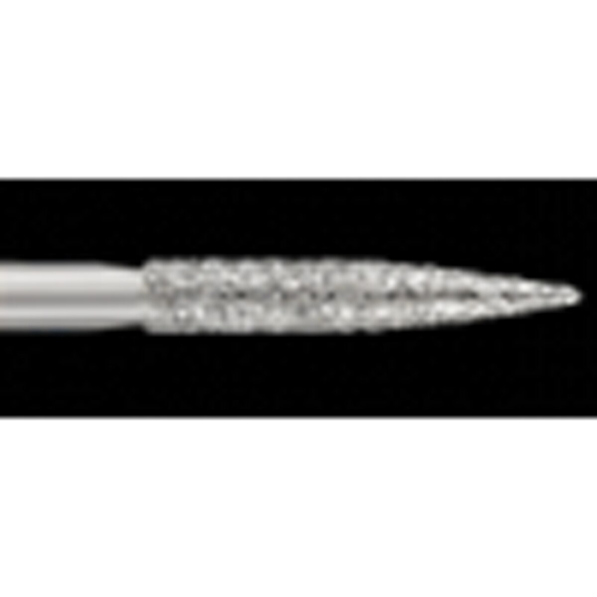 SS White Piranha Single-Use Diamond Bur, FG Friction Grip, Medium Grit, Flame Shape, #863-018M, 25/Pk thumbnail 2