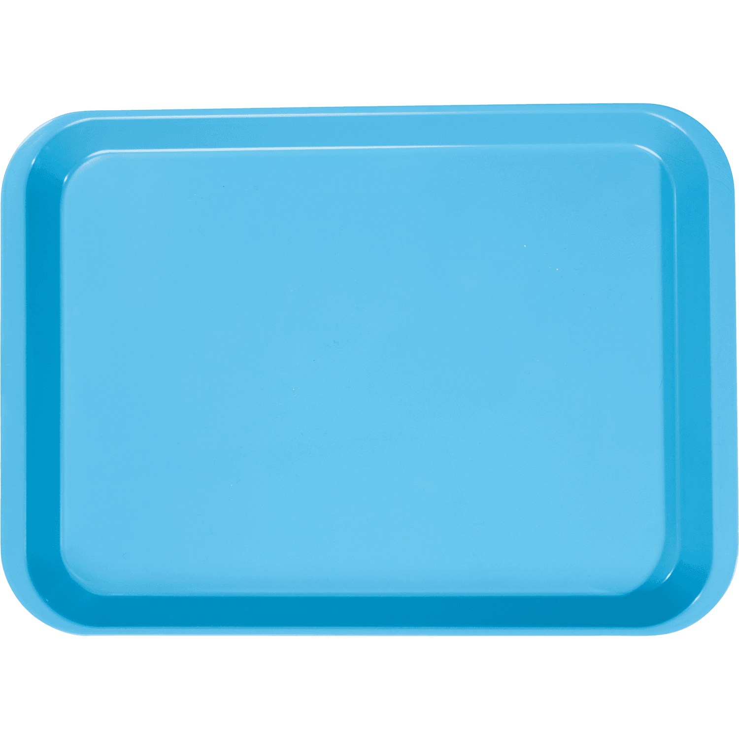 Zirc B-Lok Flat Set-Up Tray, Size B, Neon Blue, 13-3/8" x 9-5/8" x 7/8", 20Z401N thumbnail 2