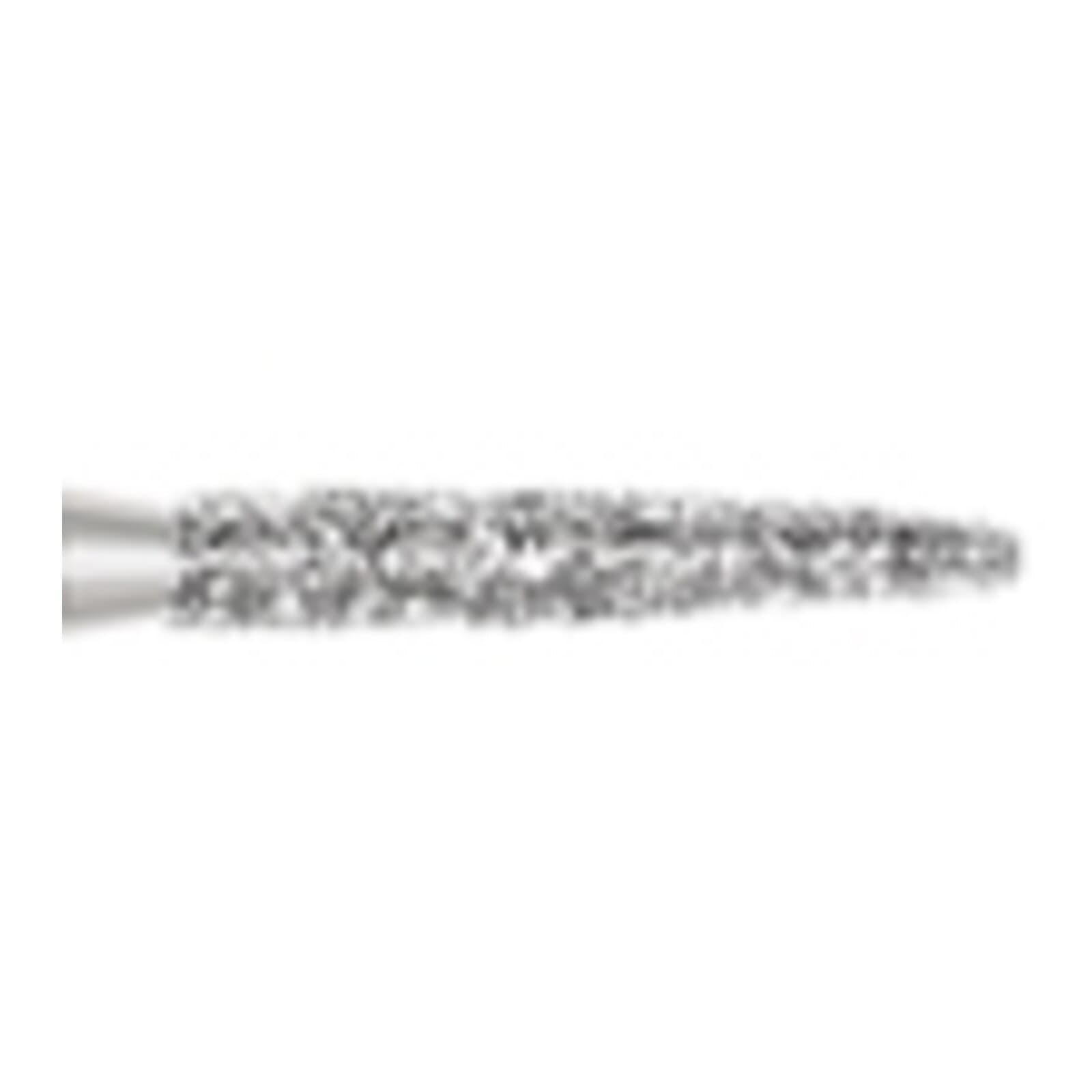 SS White Revelation Diamond Bur F862-012, Fine Grit, Flame Shape, Friction Grip, 1.2 mm Diameter, 5/Pk, 91121-5 thumbnail 2