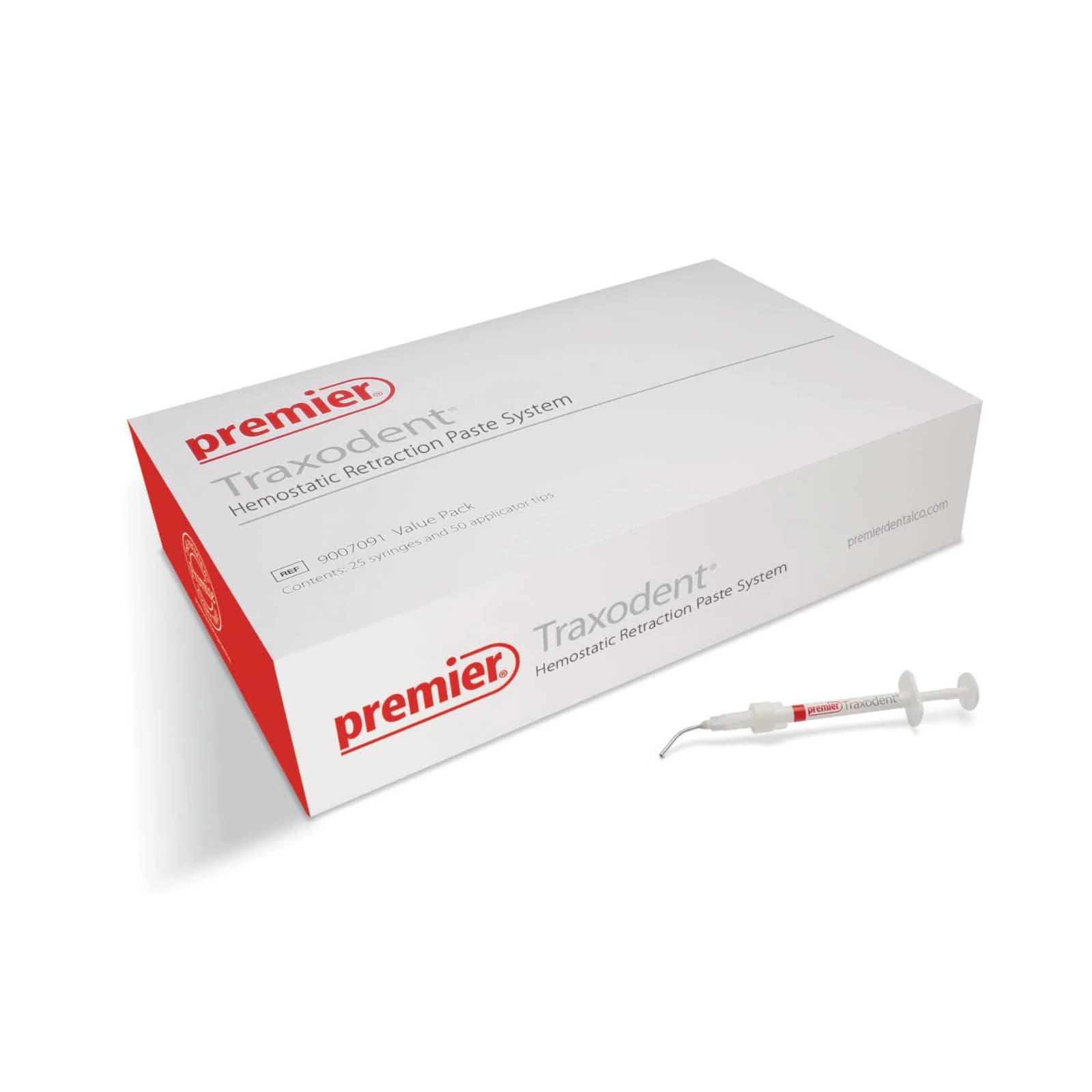Traxodent Hemostatic Retraction Paste System, Value Pack, 25 x 0.7g Syringes with 50 Bendable Tips, 9007091 thumbnail 7