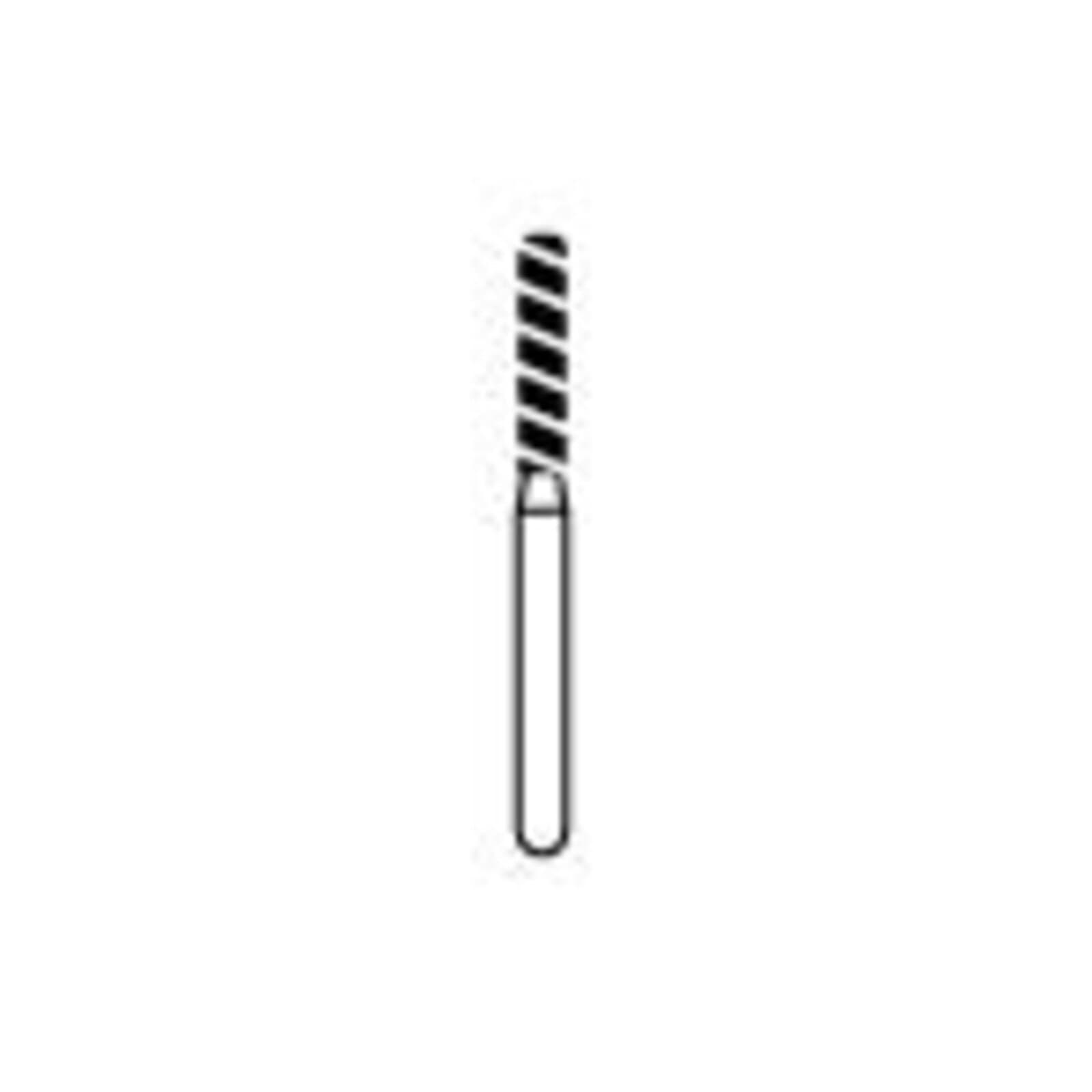 NTI Turbo Diamond Bur, Super Coarse, Friction Grip, Modified Shoulder Cylinder, 1.4 mm Diameter, 8.0 mm Length, Black Ring, 5/Pk, SC837KRT-014 thumbnail 3