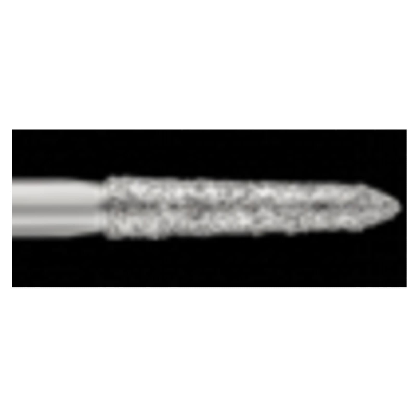 SS White Piranha 2X Single-Use Diamond Bur, FG #878K-018 Modified Beveled Cylinder, Turbo Double Action, Medium Grit, 5/Pk - 878K-018 Piranha Diamond FG 2X Pack of 5 - Image 1