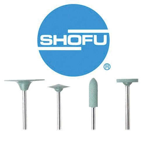 Shofu Greenie Silicone Polisher, CA (Contra Angle), Pointed Cylinder PC2, ISO #050, Green, 12/Pk, #0285 thumbnail 6