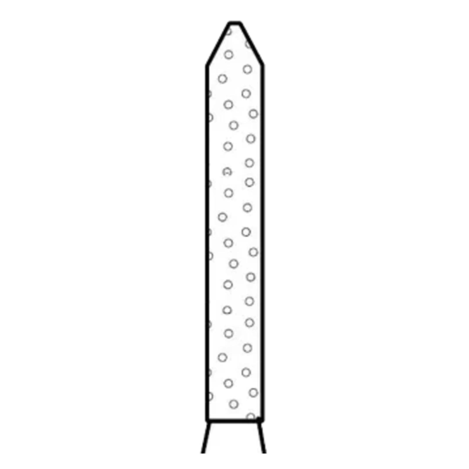 Two Striper Diamond Bur FG, Bevel-End Cylinder, #250.8, Coarse, Green, 1.2 mm, 5/Pk, 2015067 thumbnail 7