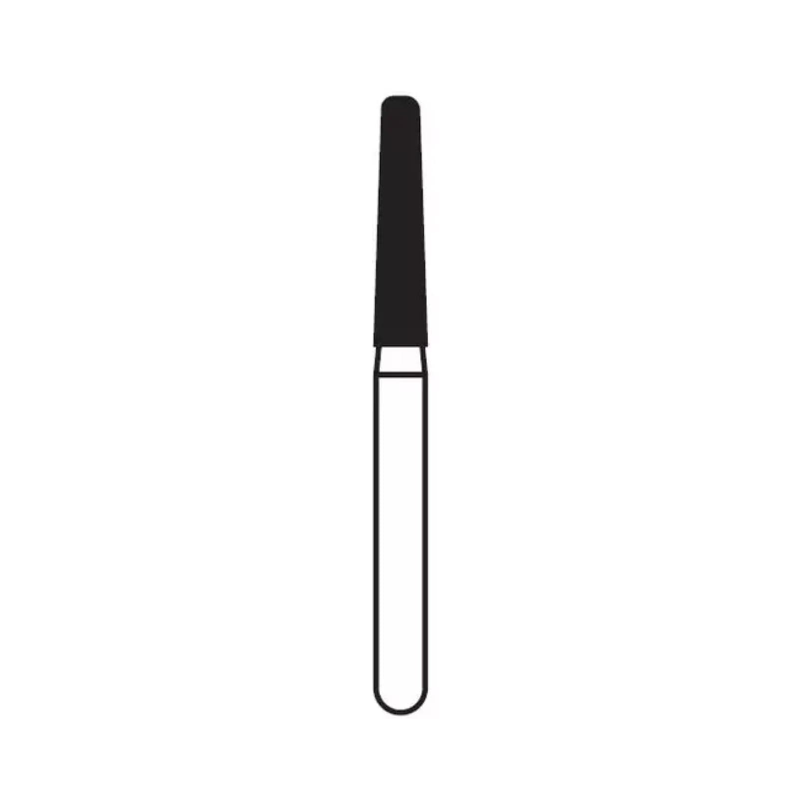 Solo Diamond Single-Use Diamond Bur, FG, Modified KR Taper, #0816.8, Coarse, Green, 1.6 mm Head Diameter, 8.0 mm Head Length, 25/Pk, 846KR016C thumbnail 7