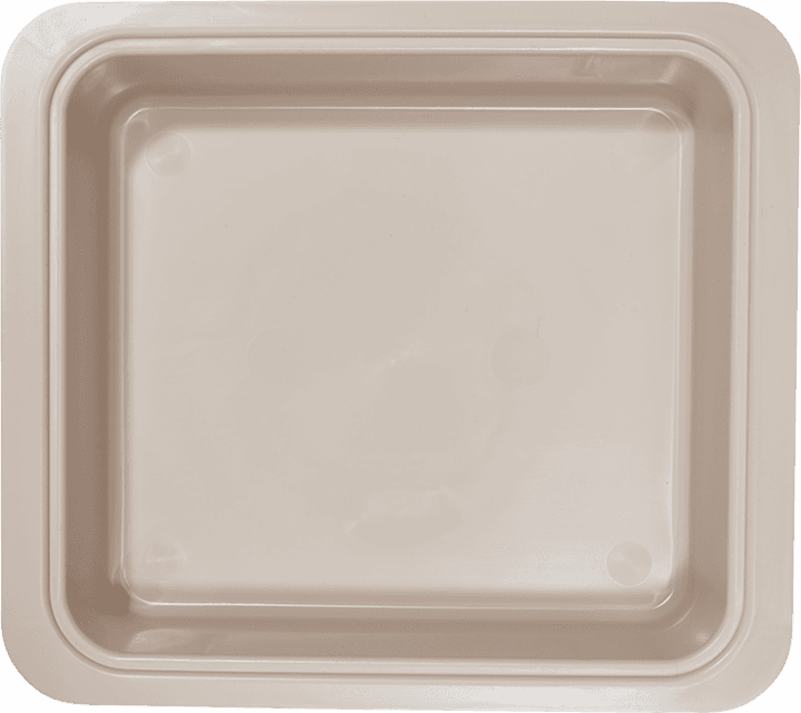 Zirc Procedure Tub, Beige, 12-1/4"L x 10-7/8"W x 2-3/4"H, 1 Each, 20Z463G thumbnail 2