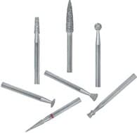 Shofu Robot Diamond Point, FG, Tapered Cylinder Flat End, ISO 173/017, 1.7 mm, Regular Grit, White, 0820-1 thumbnail 2